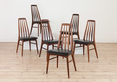 Lot 373 - A set of six Danish rosewood 'Eva' dining chairs