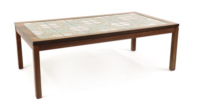 Lot 394 - A Danish rosewood coffee table