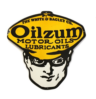 Lot 479 - An Oilzum Motor Oils enamel sign