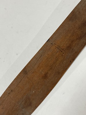 Lot 53 - A 'double-carved' wooden bow