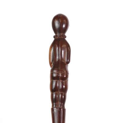 Lot 82 - A Tonga Nguni figurative hardwood staff