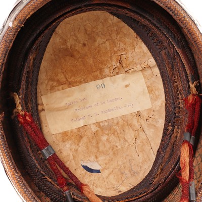 Lot 64 - A rare basketry hat