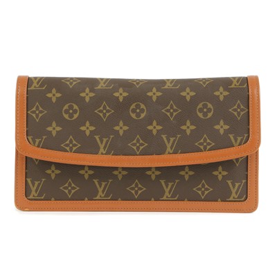 Lot 1481 - A Louis Vuitton monogrammed canvas pochette Damme