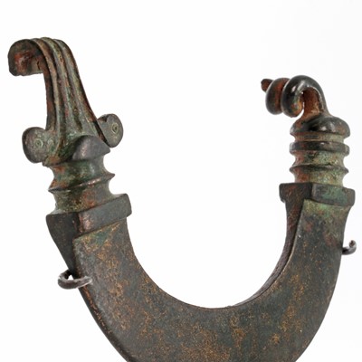 Lot 223 - An ancient Phrygian bronze fibula or clasp