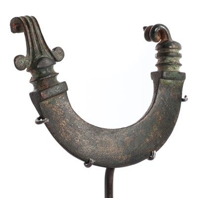 Lot 223 - An ancient Phrygian bronze fibula or clasp