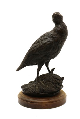 Lot 260A - A bronze model of a partridge