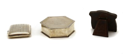 Lot 33 - A silver box