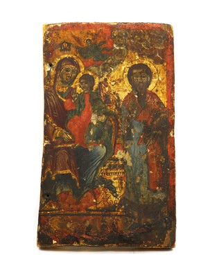 Lot 331 - An icon of the Mother of God