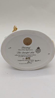 Lot 187 - A Royal Worcester porcelain 'Graceful Arts' group