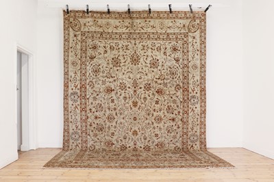 Lot 345 - A large Kashan carpet