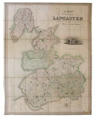 Lot 420 - MAP- SAXTON, C & WILLIAM KIP:  / MAP - HENNET, G