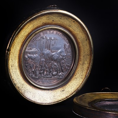 Lot 147 - A pair of French revolutionary lead medallions