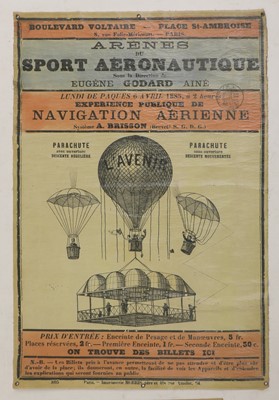Lot 146 - A balloonists' poster