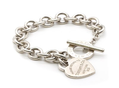 Lot 36 - A silver bracelet, by Tiffany & Co.