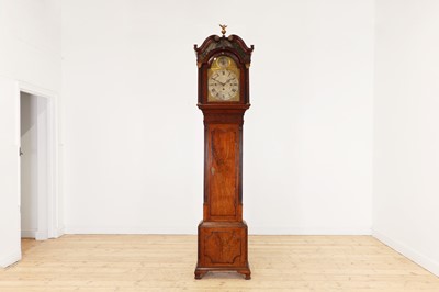 Lot 97 - A George III mahogany longcase clock