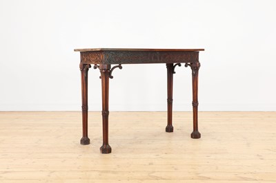 Lot 117 - A George III mahogany side table