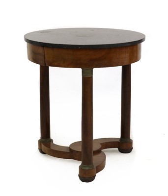 Lot 477 - An Empire mahogany gueridon table