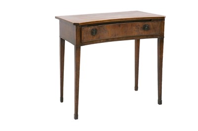 Lot 407 - A mahogany inverted side table