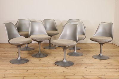 Lot 264 - A set of eight Knoll Studios 'Tulip' dining chairs