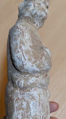Lot 77 - A Chinese terracotta figure