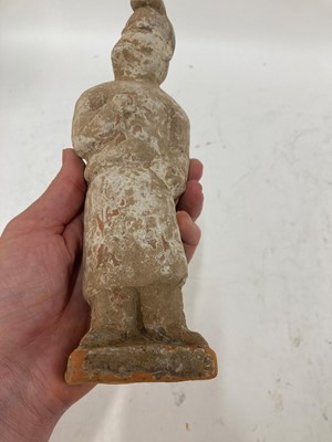 Lot 77 - A Chinese terracotta figure