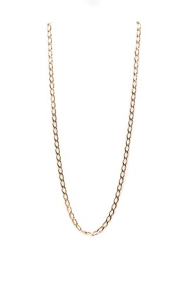 Lot 249 - A 9ct gold curb link chain