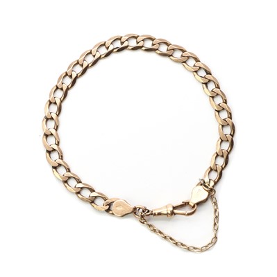 Lot 319 - A 9ct gold curb link bracelet