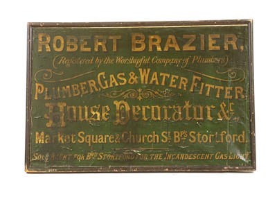 Lot 474 - A large Victorian trade sign of local interest
