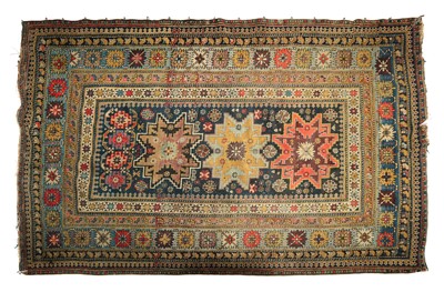 Lot 371 - A shirvan chichi rug