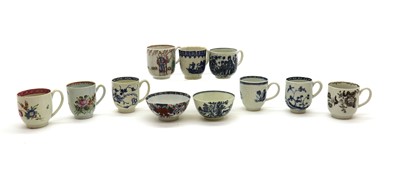 Lot 229 - A collection of Liverpool porcelain tea wares
