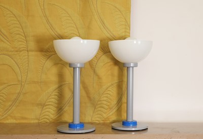 Lot 508 - A pair of Memphis-style table lamps