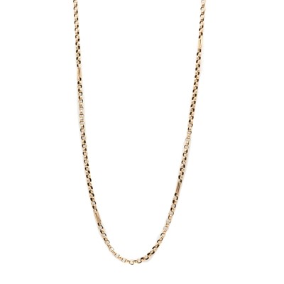 Lot 289 - An early 20th century gold chain