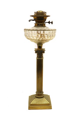 Lot 286 - A corinthian column oil lantern