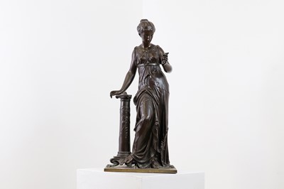 Lot 166 - Adrien Étienne Gaudez (French, 1845-1902)