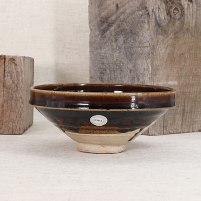 Lot 11 - A Chinese Henan kiln black-glazed bowl