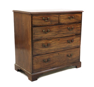 Lot 399 - A George III mahogany chest of drawers