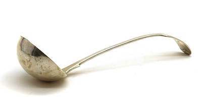 Lot 5 - An Edwardian silver ladle