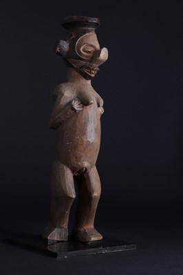 Lot 38 - A Yaka People carved wood female figure