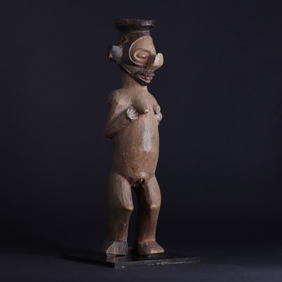 Lot 38 - A Yaka People carved wood female figure