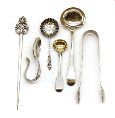 Lot 21 - A collection of silver flatware
