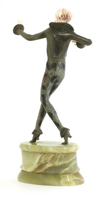 Lot 189 - An Art Deco cold-painted and ivory figure of a Pierrot