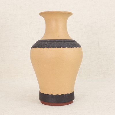 Lot 84 - A Chinese Yixing stoneware vase