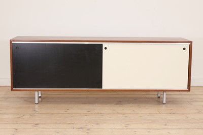 Lot 330 - A George Nelson walnut credenza