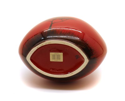 Lot 238 - A Poole pottery 'African Sky' elliptical vase