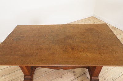 Lot 69 - An Arts and Crafts oak altar table