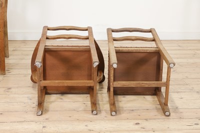 Lot 127 - A set of six Yorkshire School dining chairs