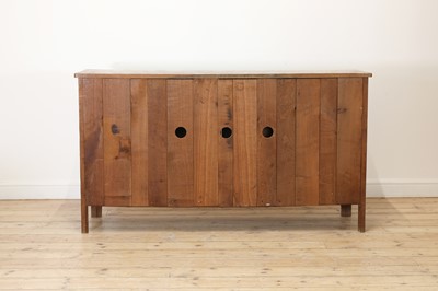 Lot 121 - A Yorkshire School oak sideboard