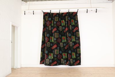Lot 341 - A single door curtain