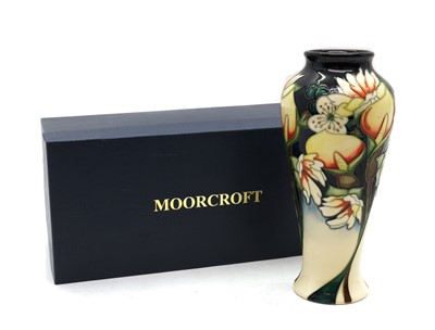 Lot 145 - A Moorcroft pottery 'Royal Wedding' pattern vase