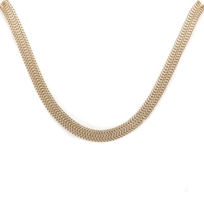 Lot 154 - A 9ct gold chain necklace